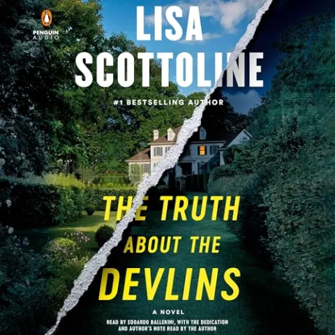 The audiobook cover of "The Truth About the Devlins"