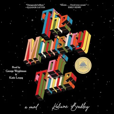 The audiobook cover of "The Ministry of Time"