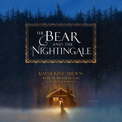 The audiobook cover for "The Bear and the Nightingale"